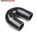 USA STOCK ! ADLERSPEED  2.75" (70mm) 4 Ply 180 Degree Turbo Silicone Coupler Hose Pipe Black