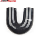 USA STOCK ! ADLERSPEED  2.75" (70mm) 4 Ply 180 Degree Turbo Silicone Coupler Hose Pipe Black