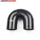 US SHIP ! ADLERSPEED  3" inch 76mm 4 Ply 180 Degree Turbo Silicone Coupler Hose Pipe Black