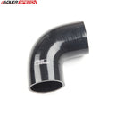 US SHIP ! ADLERSPEED 4 Ply 2" Inch 50.8mm 90 Degree Silicone Hose Coupler Pipe Turbo Black