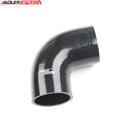 US SHIP ! ADLERSPEED 4PLY 2.125" inch 54mm ID 90 Degree Silicone Hose Turbo Coupler Pipe Black