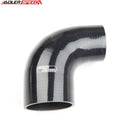 US SHIP ! ADLERSPEED 3" To 2.25" inch ID 4 Ply 90 Degree Turbo Black Silicone Coupler Hose Pipe USA