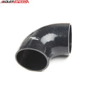 US SHIP ! ADLERSPEED 4Ply 4.5" 114mm 90 Degree Silicone Hose Coupler Pipe Turbo Black