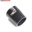 US SHIP 4Ply 2" To 1.75'' inch Straight Reducer 76.2mm Silicone Hose Coupler Pipe Black