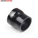 US SHIP !  4Ply 3" To 2.5'' inch Straight Reducer 76.2mm Silicone Hose Coupler Pipe Black