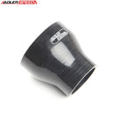 US SHIP ! ADLERSPEED 4 Layer/Ply 3.5" To 2.5'' Straight Reduce Blk Silicone Hose Coupler Pipe 76.2mm