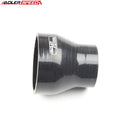 US SHIP ! ADLERSPEED 4 Layer/Ply 3.5" To 2.5'' Straight Reduce Blk Silicone Hose Coupler Pipe 76.2mm