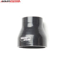 US SHIP ! ADLERSPEED 4 Layer/Ply 3.5" To 2.5'' Straight Reduce Blk Silicone Hose Coupler Pipe 76.2mm