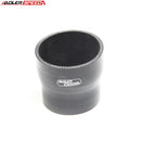 US SHIP ! ADLERSPEED 4Ply 3.5" To 3'' ID Straight Reducer Pipe Turbo Silicone Hose Coupler Tube Black