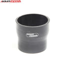 US SHIP ! ADLERSPEED 4Ply 3.5" To 3'' ID Straight Reducer Pipe Turbo Silicone Hose Coupler Tube Black