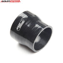US SHIP ! ADLERSPEED 4Ply 3.5" To 3'' ID Straight Reducer Pipe Turbo Silicone Hose Coupler Tube Black