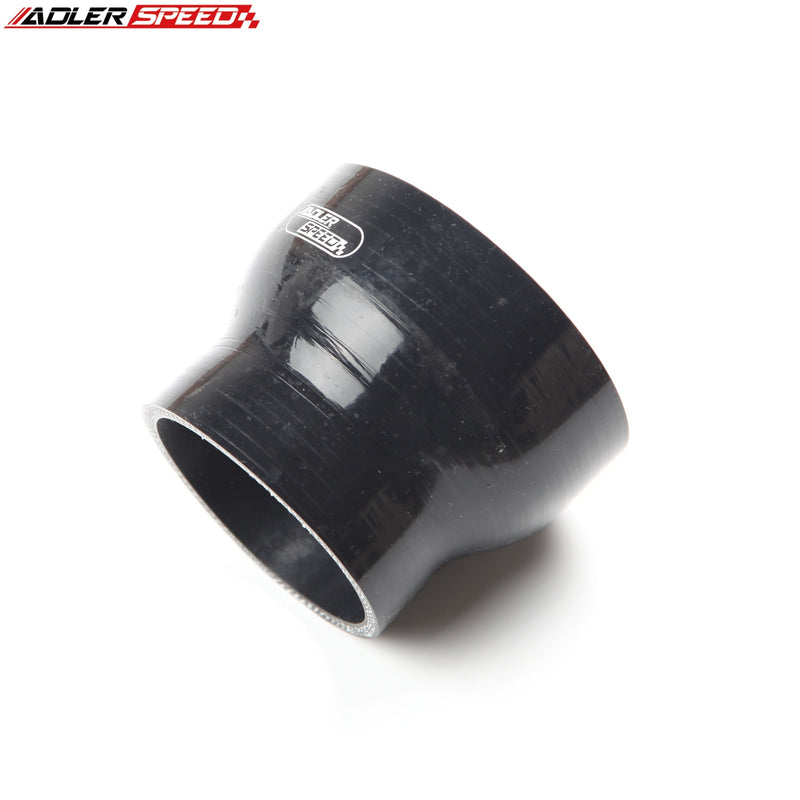 US SHIP ! ADLERSPEED 4Ply 3.75" To 2.75'' ID Straight Reducer Silicone Hose Turbo Coupler Pipe