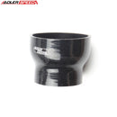 US SHIP ! ADLERSPEED 4Ply 3.75" To 3'' inch Straight Reducer 76.2mm Silicone Hose Coupler Pipe Black