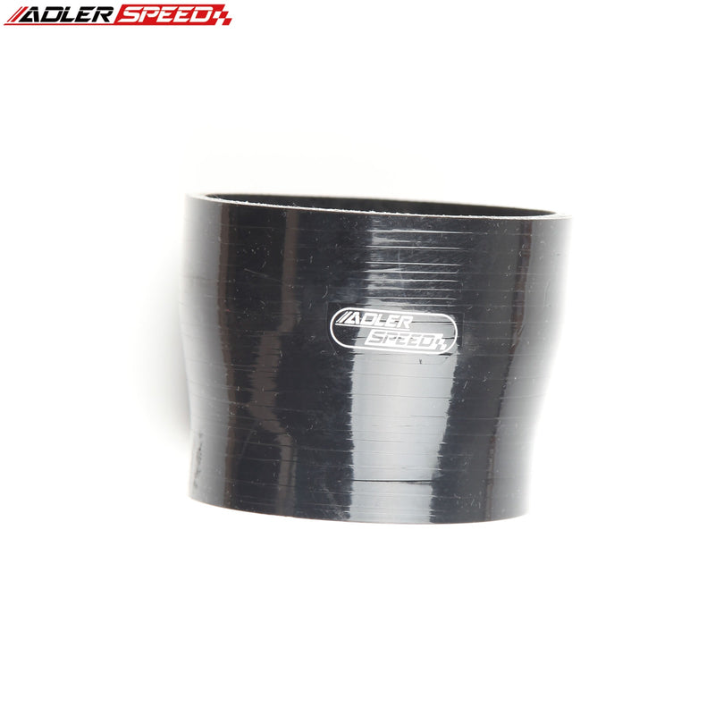 US SHIP ! 3.75" To 3.25'' inch ID Straight Reducer Turbo Silicone Hose Coupler Pipe Black