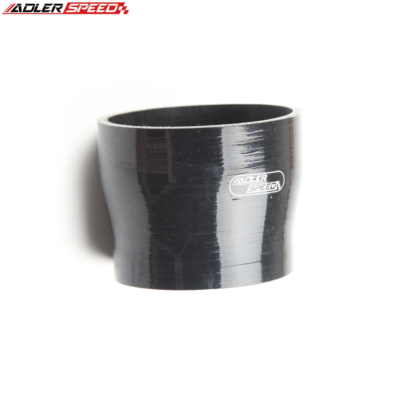 US SHIP ! 3.75" To 3.25'' inch ID Straight Reducer Turbo Silicone Hose Coupler Pipe Black