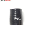 US SHIP ! 4 Ply 3.25" To 3'' ID Straight Reducer Silicone Coupler Hose Pipe 83-76mm Black