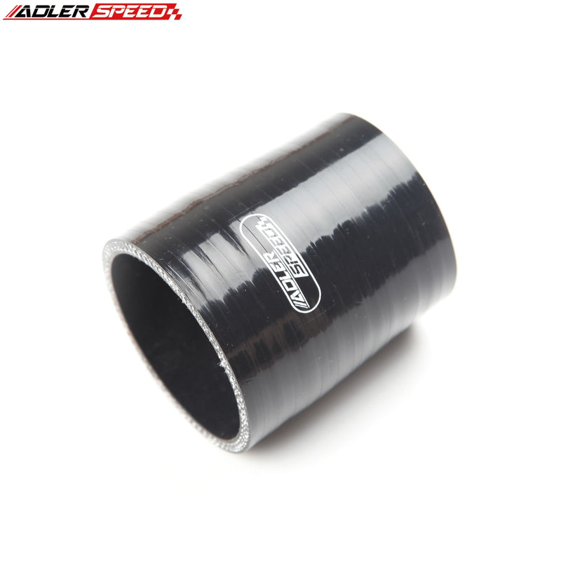 US STOCK 4" To 3.75'' inch ID Straight Reducer Silicone Coupler 4 Ply Hose Pipe Black