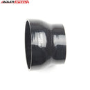 US SHIP ! ADLERSPEED 4PLY 4.5" To 3.5'' ID Turbo Straight Reducer Silicone Hose Coupler Pipe Black