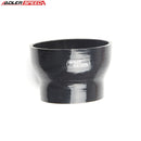 US SHIP ! ADLERSPEED 4PLY 4.5" To 3.5'' ID Turbo Straight Reducer Silicone Hose Coupler Pipe Black