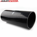 US SHIP ! ADLERSPEED 4Ply 4" inch ID Straight Hose Turbo Black Silicone Coupler Hose Pipe 305mm L