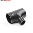 US SHIP ! ADLERSPEED 2" ID T Piece Dump Valve Silicone Hose Rubber Coolant Joiner Tee Pipe Black