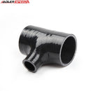 US SHIP ! ADLERSPEED 2.25" ID T Piece Tee Dump Valve Silicone Hose Rubber Coolant Joiner Pipe Black