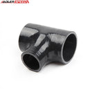 US SHIP ! ADLERSPEED 2.5" ID T Piece Tee Hose Dump Valve Silicone Rubber Joiner Pipe Black