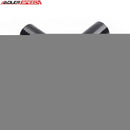 US SHIP ! ADLERSPEED 2.5'' Outlet 2 x 2'' Inlet Y Silicone Hose Turbo Coupler Pipe Black