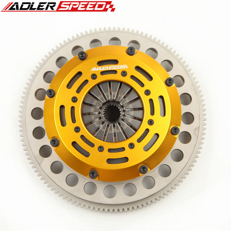 RACING CLUTCH TWIN DISC+ FLYWHEEL FOR 95-04 TOYOTA TACOMA 3.4L V6 2WD 4WD MEDIUM