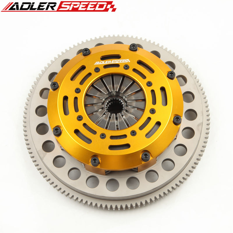 RACING CLUTCH TWIN DISC+ FLYWHEEL FOR 95-04 TOYOTA TACOMA 3.4L V6 2WD 4WD MEDIUM