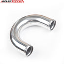 US SHIP ! 1.75" OD 180 Degree Aluminum Mandrel Bend Turbo Intercooler Pipe Tubing L=300MM