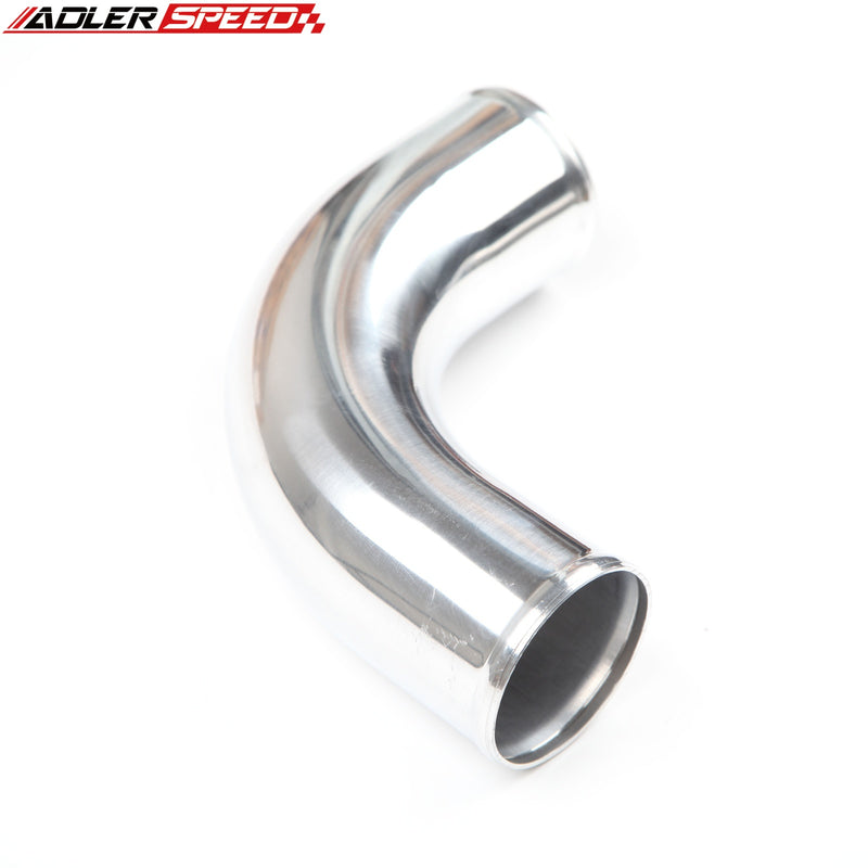 US SHIP 90 Degree 3.5" OD Aluminum Turbo Intercooler Mandrel Bend Pipe L=300MM