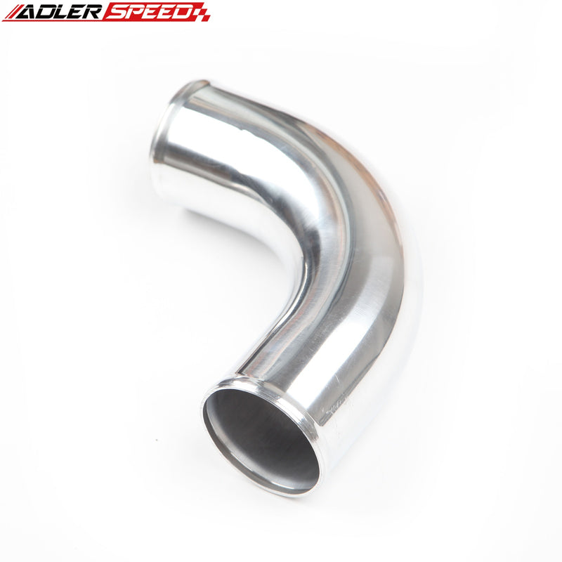 US SHIP 90 Degree 3.5" OD Aluminum Turbo Intercooler Mandrel Bend Pipe L=300MM