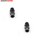 US SHIP ! ADLERSPEED  2PCS -8AN AN8 Straight Male To 1/2" Hard Tube Aluminum Fuel Fitting Adapter