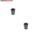 US SHIP ! ADLERSPEED 2PCS AN4 -4AN To 1/4'' Tube Sleeves Adapter Aluminum Tube Nut Black
