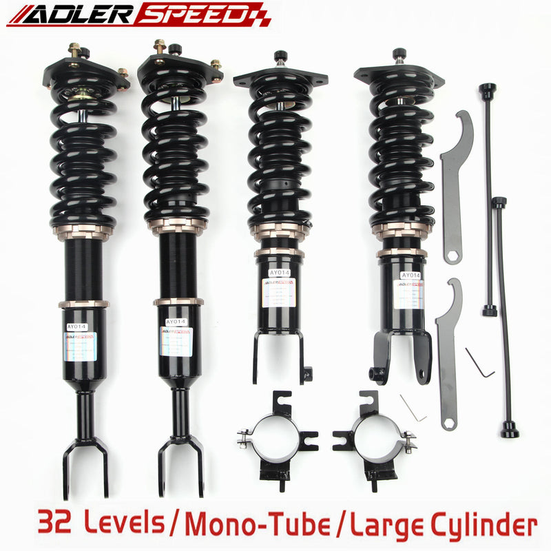 32 Levels Damper Adjust Coilovers Lowering Suspension Kit For 03-09 G35 350Z VQ35 3.5L