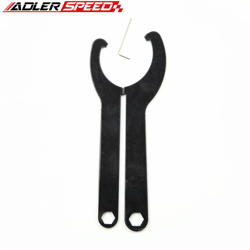 US SHIP ! ADLERSPEED 32 Level Damper Adjust Coilovers Lowering Suspension For 03-06 LANCER EVO 7/8/9