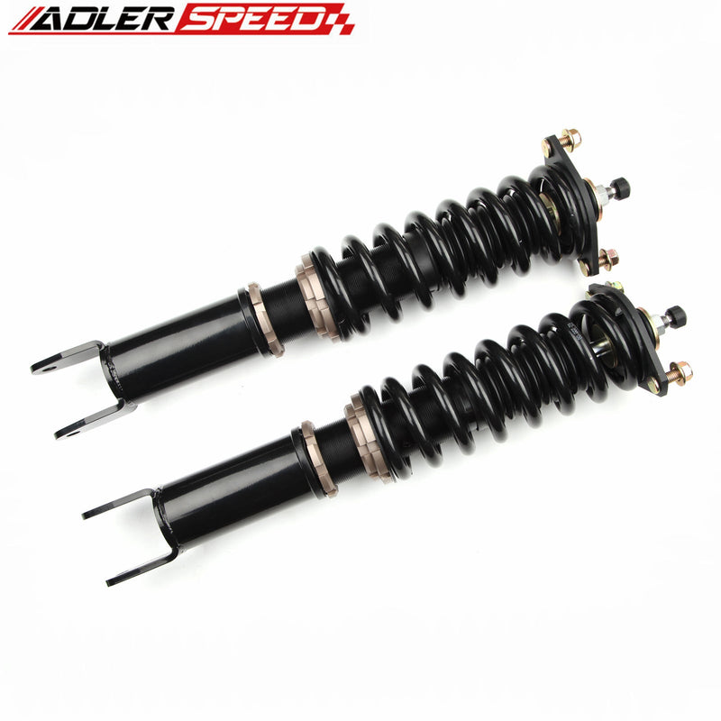 US SHIP ! ADLERSPEED 32 Level Damper Adjust Coilovers Lowering Suspension For 03-06 LANCER EVO 7/8/9