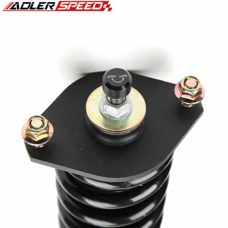 US SHIP ! ADLERSPEED 32 Level Damper Adjust Coilovers Lowering Suspension For 03-06 LANCER EVO 7/8/9