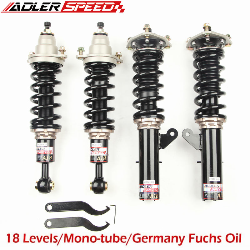 US SHIP ADLERSPEED 18 Way Coilovers Struts For Mitsubishi Lancer GTS Sedan 4-Door 08-17 Suspensions