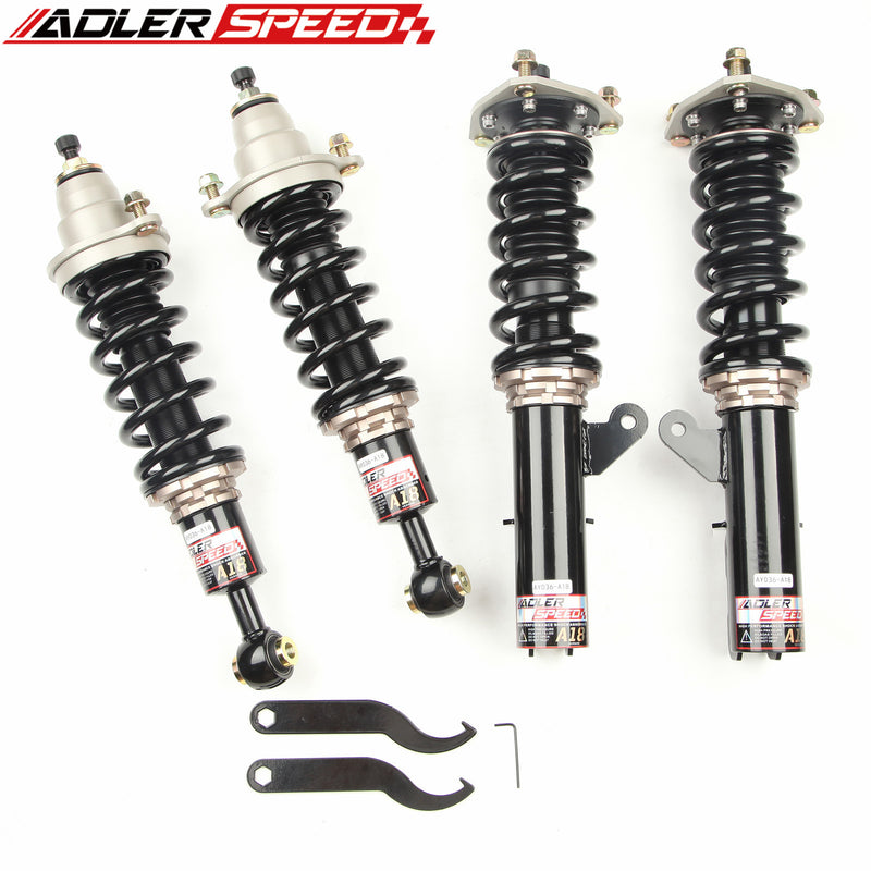 ADLERSPEED 18 Way Adjustable Coilovers Lowering Suspension Kit for 08-17 Mitsubishi Lancer