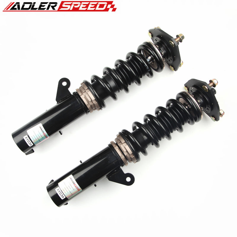 ADLERSPEED 32 Way Mono Tube Coilover Lowering Suspension Kit for Lancer 08-17 FWD