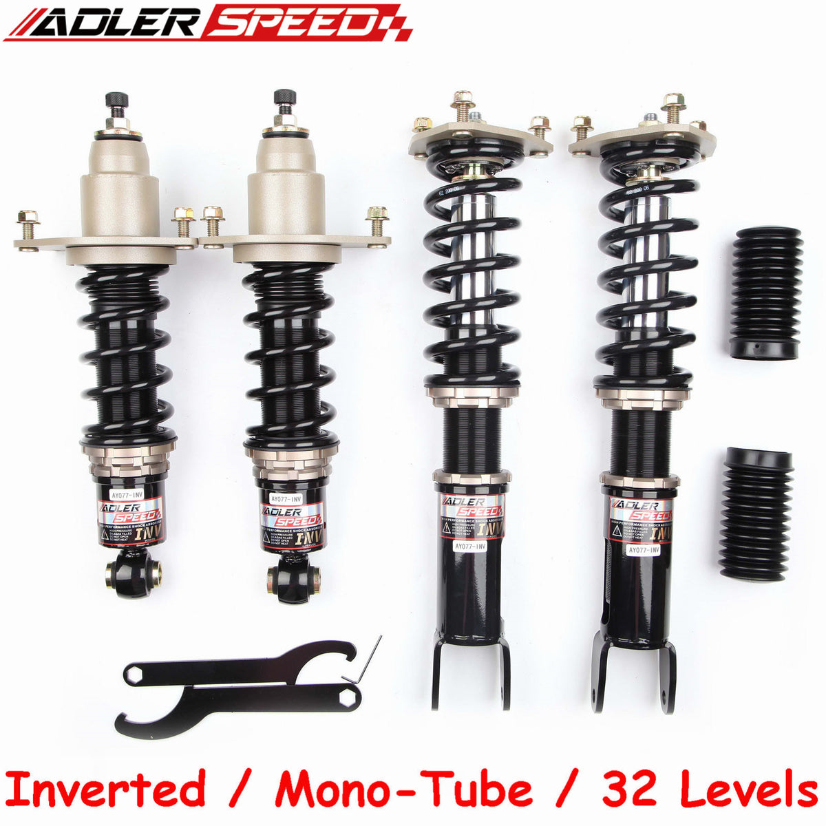 ADLERSPEED Inverted Coilovers Kit for Mazda MX-5 Miata NC 06-14 32 Lev