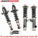 ADLERSPEED 18 Level Mono Tube Coilovers Suspension Kit For 09-13 Toyota Corolla