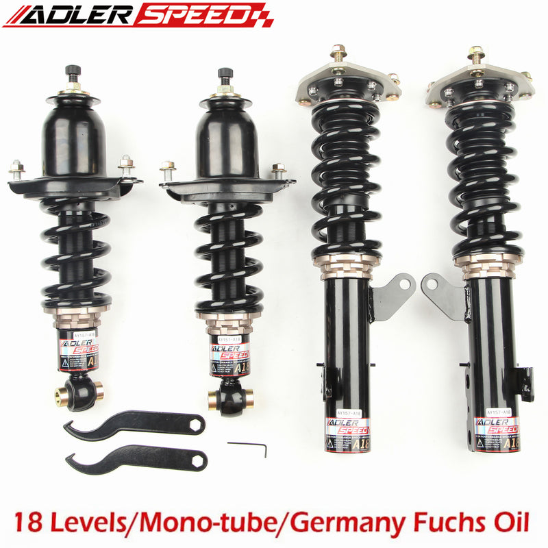US SHIP ADLERSPEED Coilovers Suspension Kit w/ 18 Ways Damping For 05-10 Scion tC ANT10