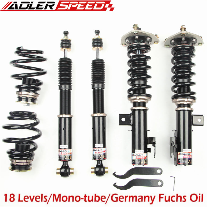 ADLERSPEED Coilovers for 08-15 Scion xB 18 Levels Adj.Height Lowering Shocks Kit