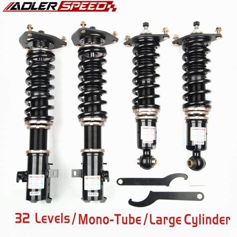 ADLERSPEED 32 Level Adjustable Mono Tube Coilovers Suspension For Subaru Legacy BM BR 10-14