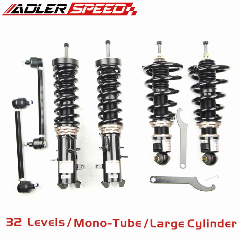 US SHIP ! ADLERSPEED 32 WAYS MONO TUBE COILOVERS LOWERING FOR CHEVROLET CAMARO COUPE 10-15