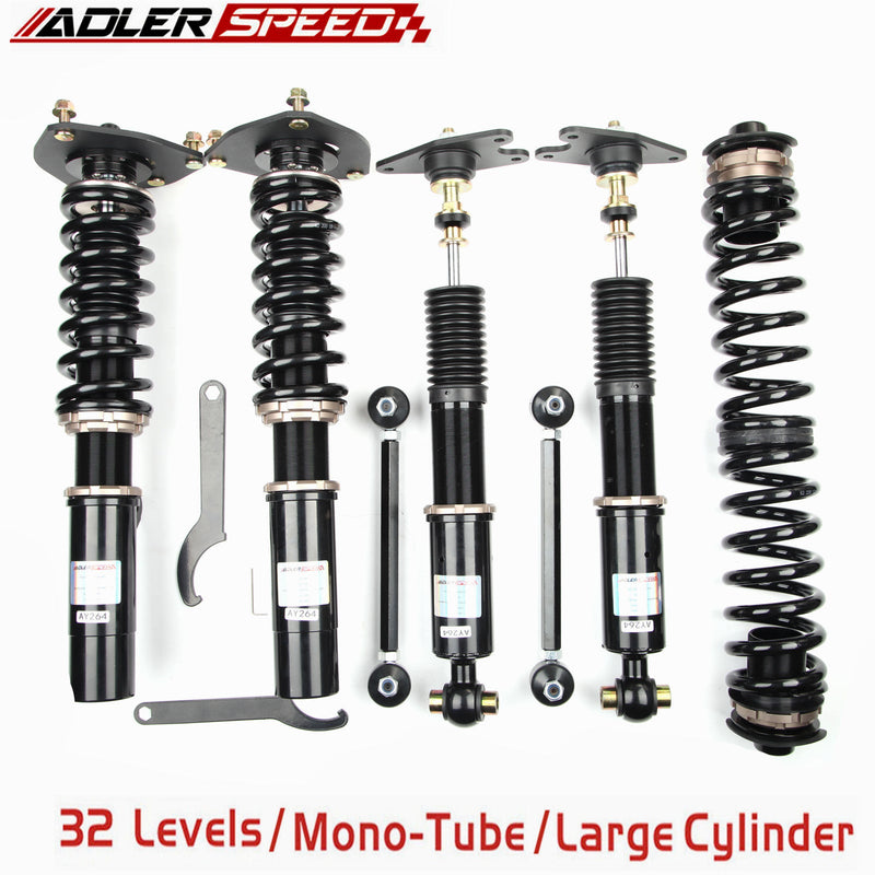 ADLERSPEED 32 Way Damping Mono Tube Coilovers Suspension Kit For BMW 3 Series F30 328i 335i 12-18
