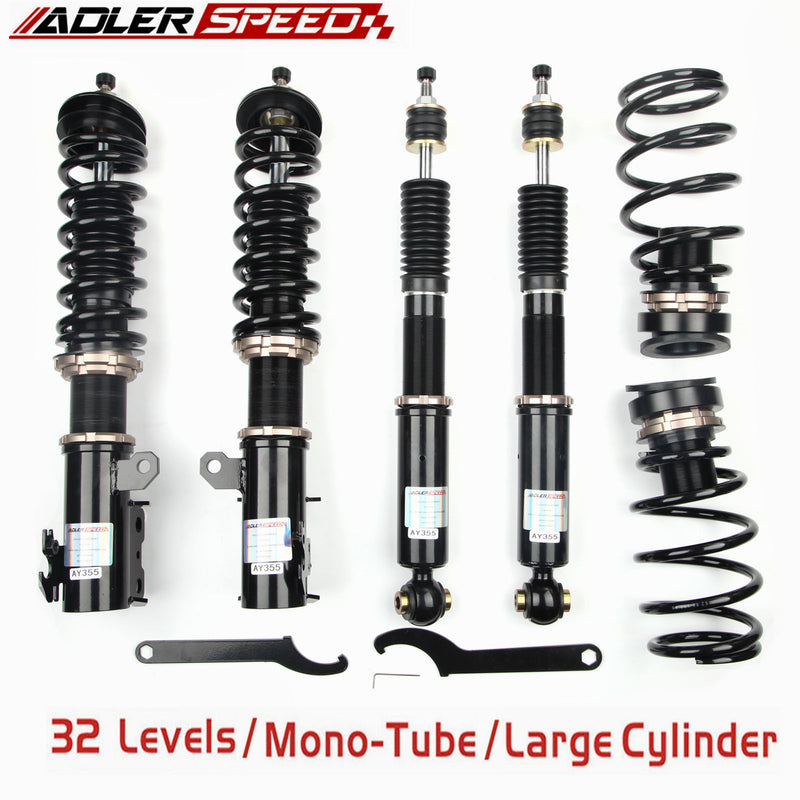 ADLERSPEED 32 Way Mono Tube Coilovers Suspension Kit For 2012-19 Toyota Prius C